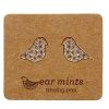 Accessories Fabienne | Ear Mints Cubic Bird Stud | Gold