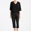 Bottoms Mela Purdie | Cropped Zip Cargo | Black