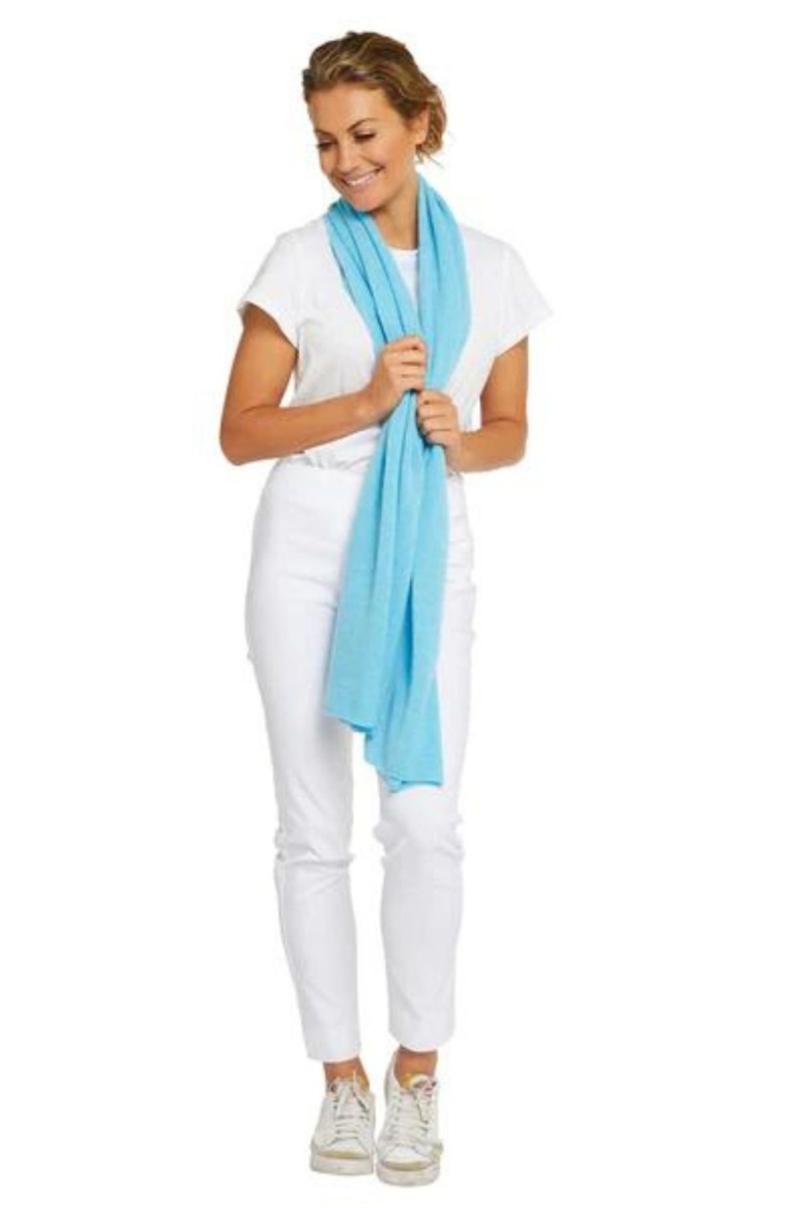 Tops Esperance u0026 Co | Cashmere Topper | Bahama Blue