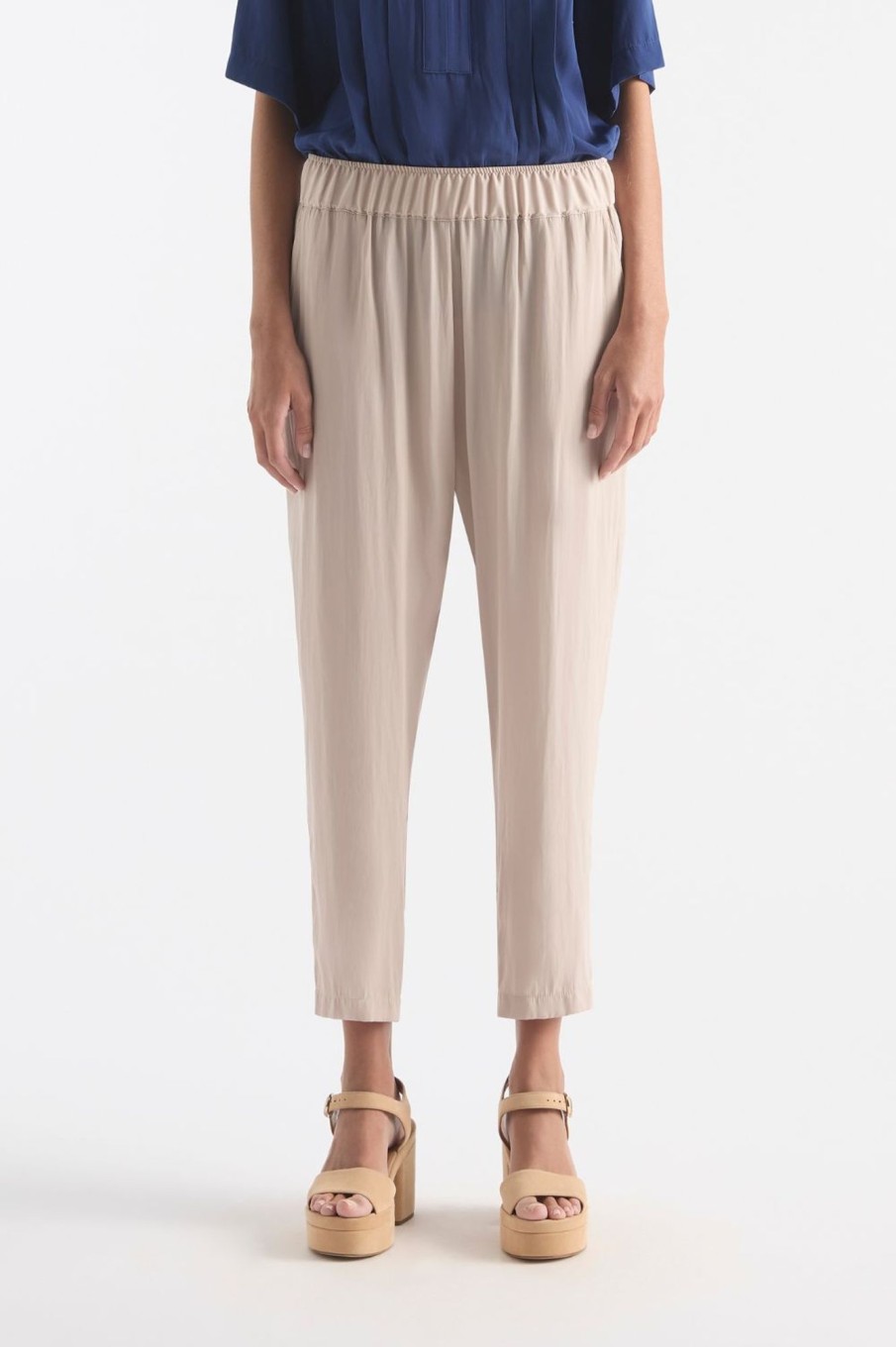 Bottoms Mela Purdie | Soft Capri Pant | Oat