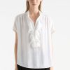 Tops Mela Purdie | Trellis Shell | White