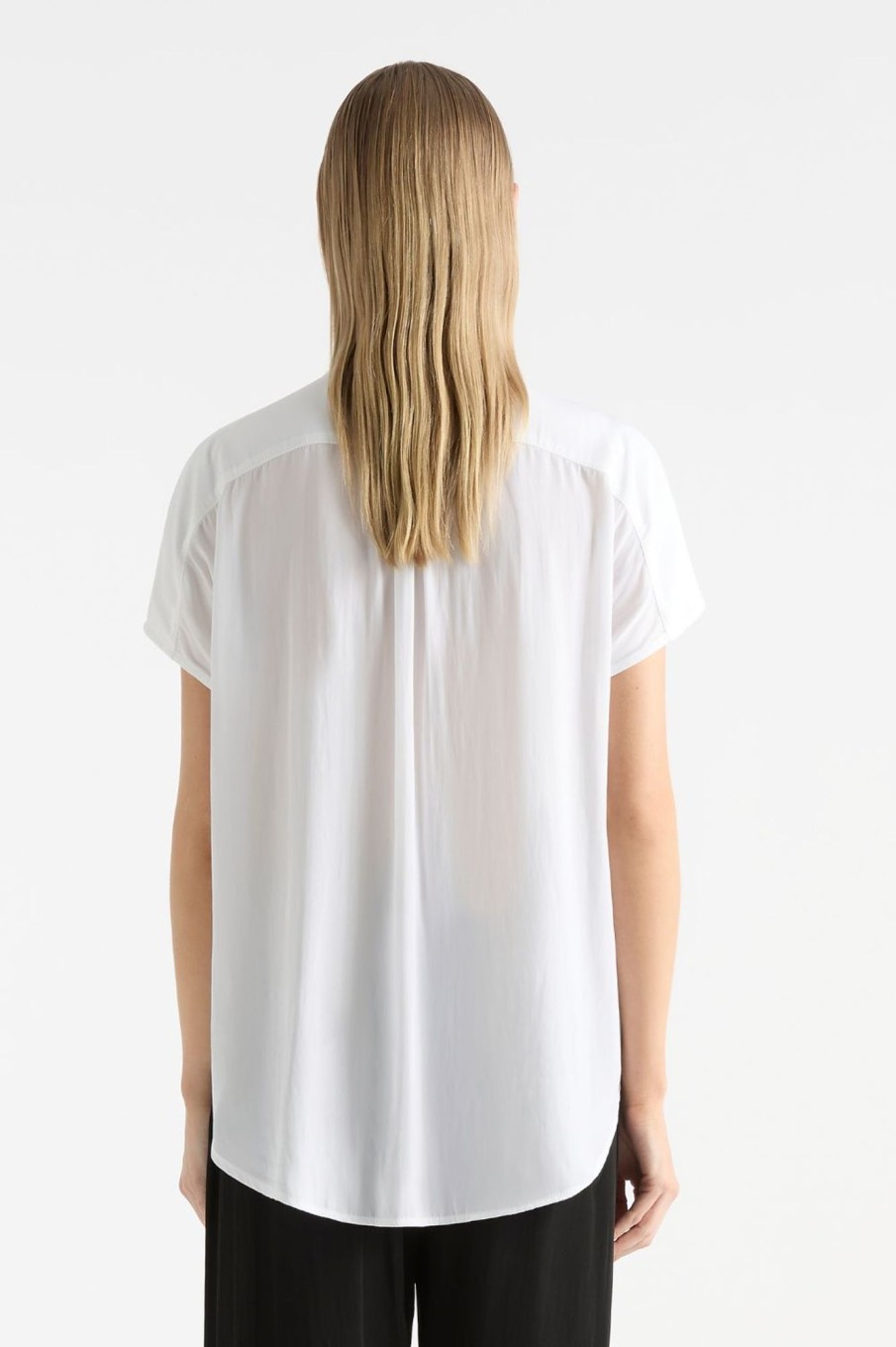 Tops Mela Purdie | Trellis Shell | White