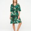 Dresses Oneseason | Middy Indi Dress | Seagrass Bay | Emerald