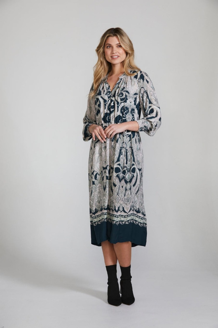 Dresses Lania | Damask Dress | Pine