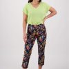 Bottoms Vassalli | Printed Lightweight Slim Leg 7/8 Pant | Brazil