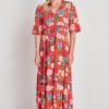 Dresses Verge | Aiko Dress | Red Floral Print