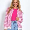 Tops Fashion Express | Celine Bomber Jacket | Light Pink