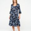 Dresses Oneseason | Valentina Dress | Shibori | Navy