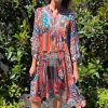 Dresses Silvermaple Collection | Paige Frill Dress | Moroccan