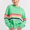 Tops Alessandra | Rainbow Bella Jumper | Apple