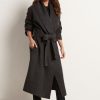 Tops Mela Purdie | Long Shawl Coat | Coal