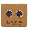 Accessories Fabienne | Ear Mints Brushed Round Stud | Rose Gold