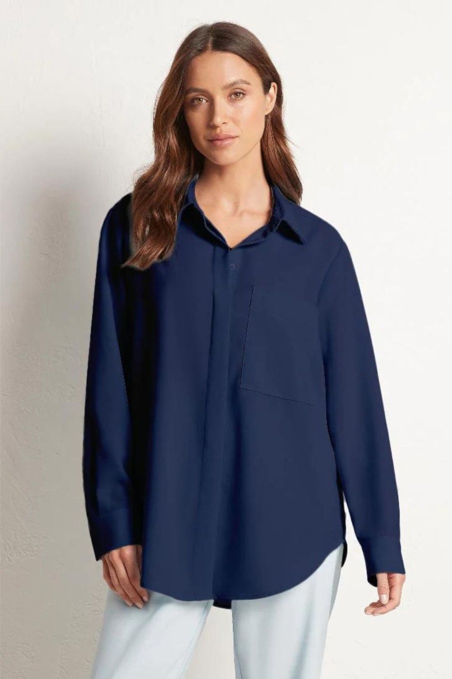 Tops Mela Purdie | Single Pocket Shirt | Navy