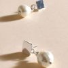 Accessories Adorne | Janie Pearl Drop Earrings | Silver