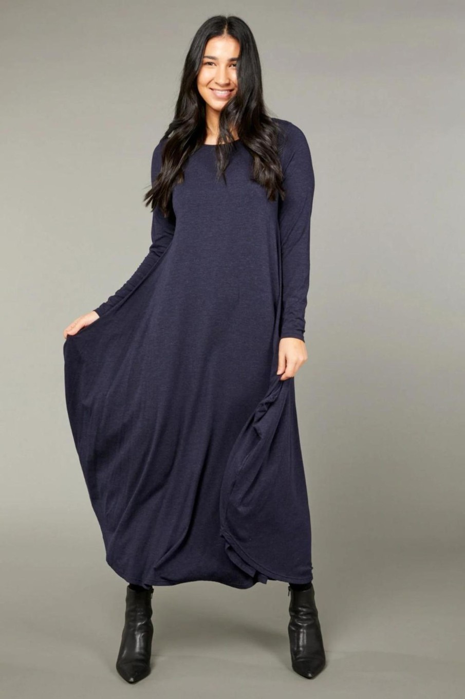 Tops Tani | Long Sleeve Tri Dress | Midnight Marle