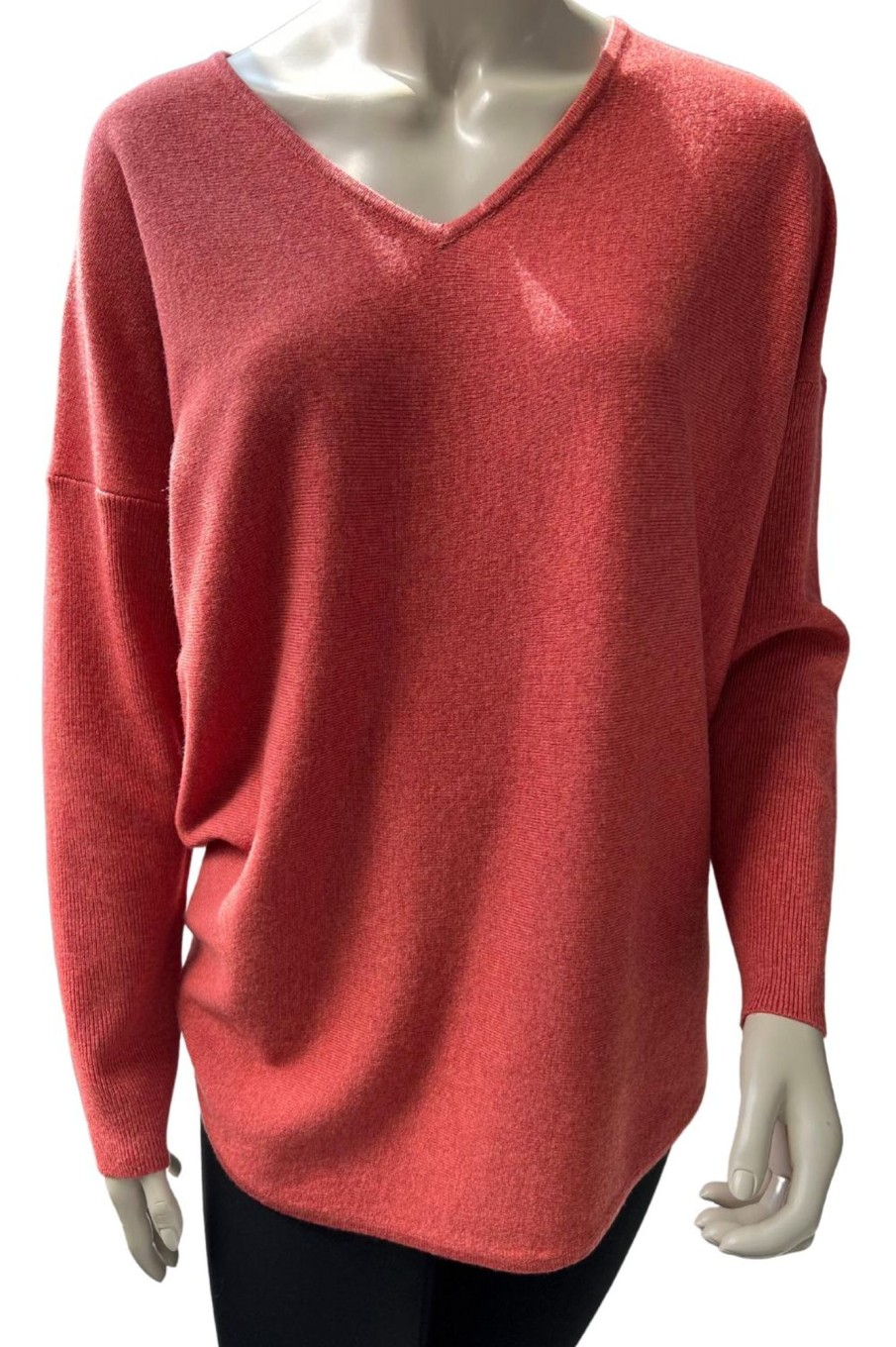 Tops Maglia | Cashmere Blend V Neck | Tango