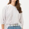 Tops Brax | Viv Blouse | White Embroidery