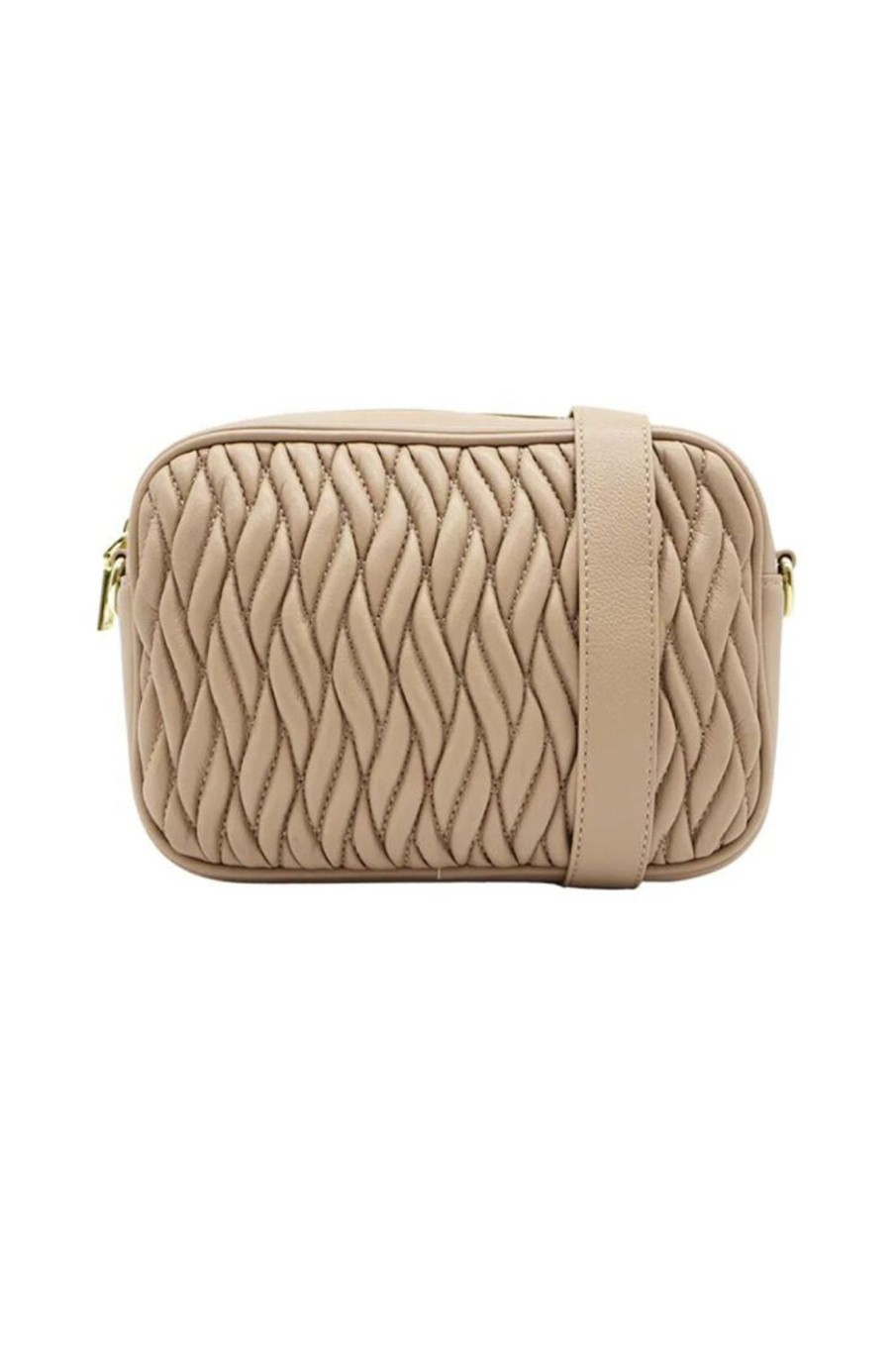 Accessories Zjoosh | Ruby Rouche Cross Body Bag | Nude