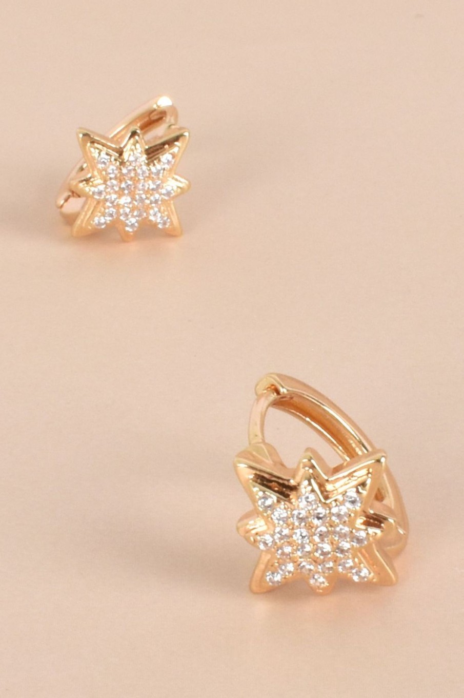 Accessories Adorne | Aim For The Stars Mini Hoops | Gold