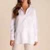 Tops Two T's | Linen Shirt | White