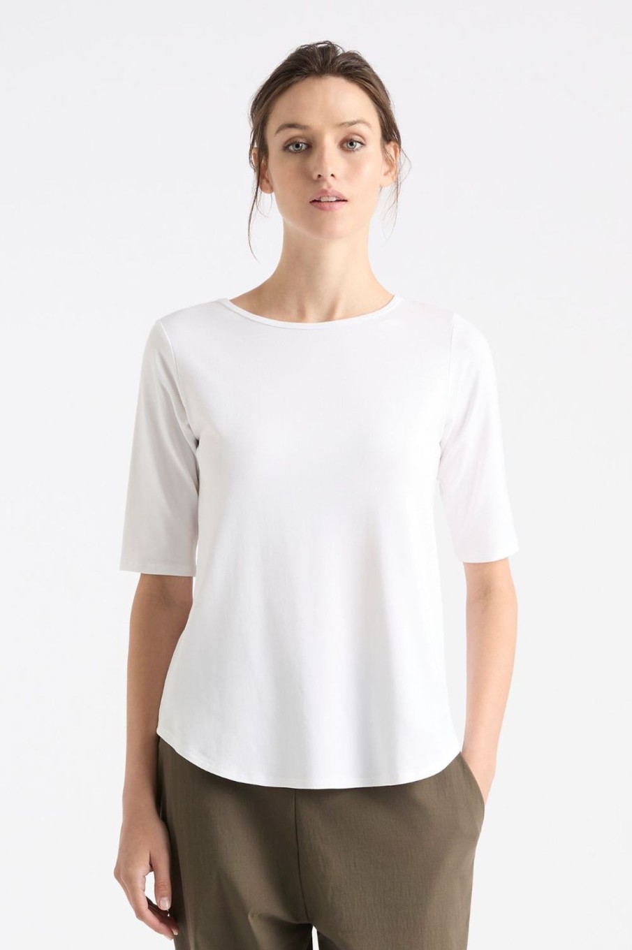 Tops Mela Purdie | Elbow Cafe T | White