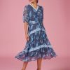 Dresses Loobie's Story | Shibori Dress | Indigo Multi