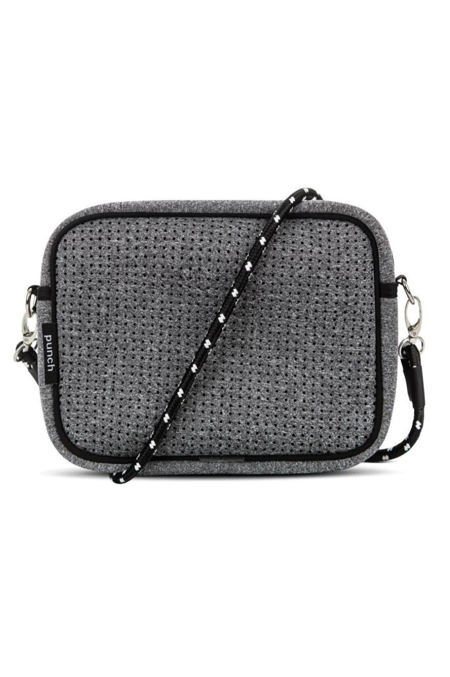 Accessories Punch Neoprene | Punch Rectangle Shoulder Bag | Grey Marle