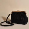 Accessories Adorne | Isabelle Woven Cross Body Bag | Black