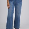 Bottoms Elm Lifestyle | Izzy Wide Leg Jean | Light Blue Wash