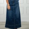 Bottoms Zjoosh | Madison Denim Skirt | Indigo Denim