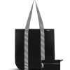 Accessories Punch Neoprene | Neoprene Stripe Tote | Black/White