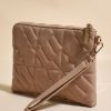 Accessories Adorne | Becca Pattern Quilt Pouch | Nude