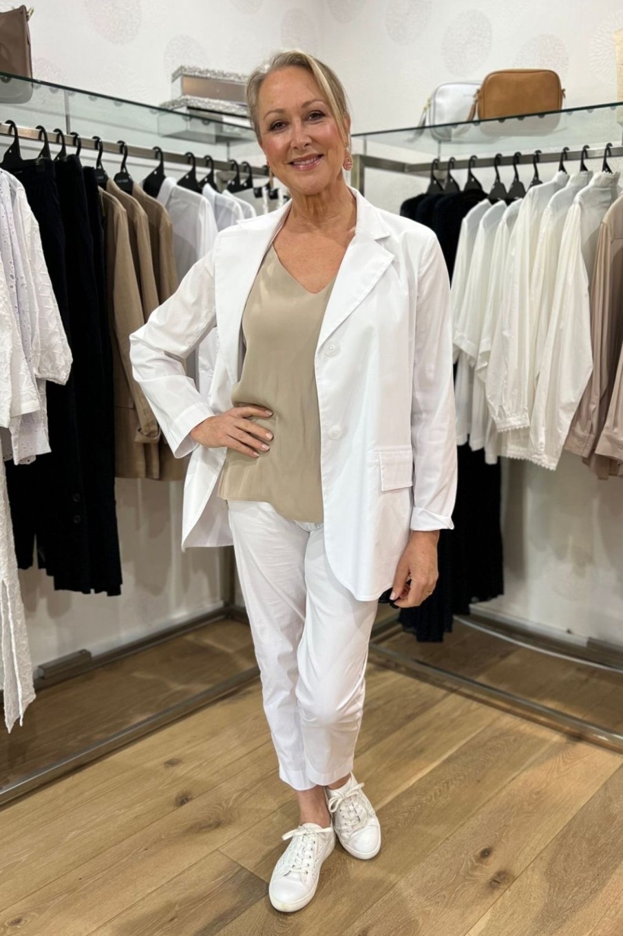 Tops Mela Purdie | Stretch Blazer | White