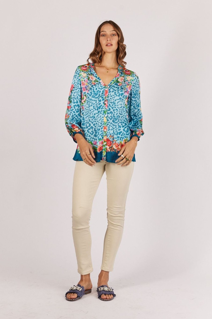 Tops Rubyyaya | Leopold Shirt | Blue