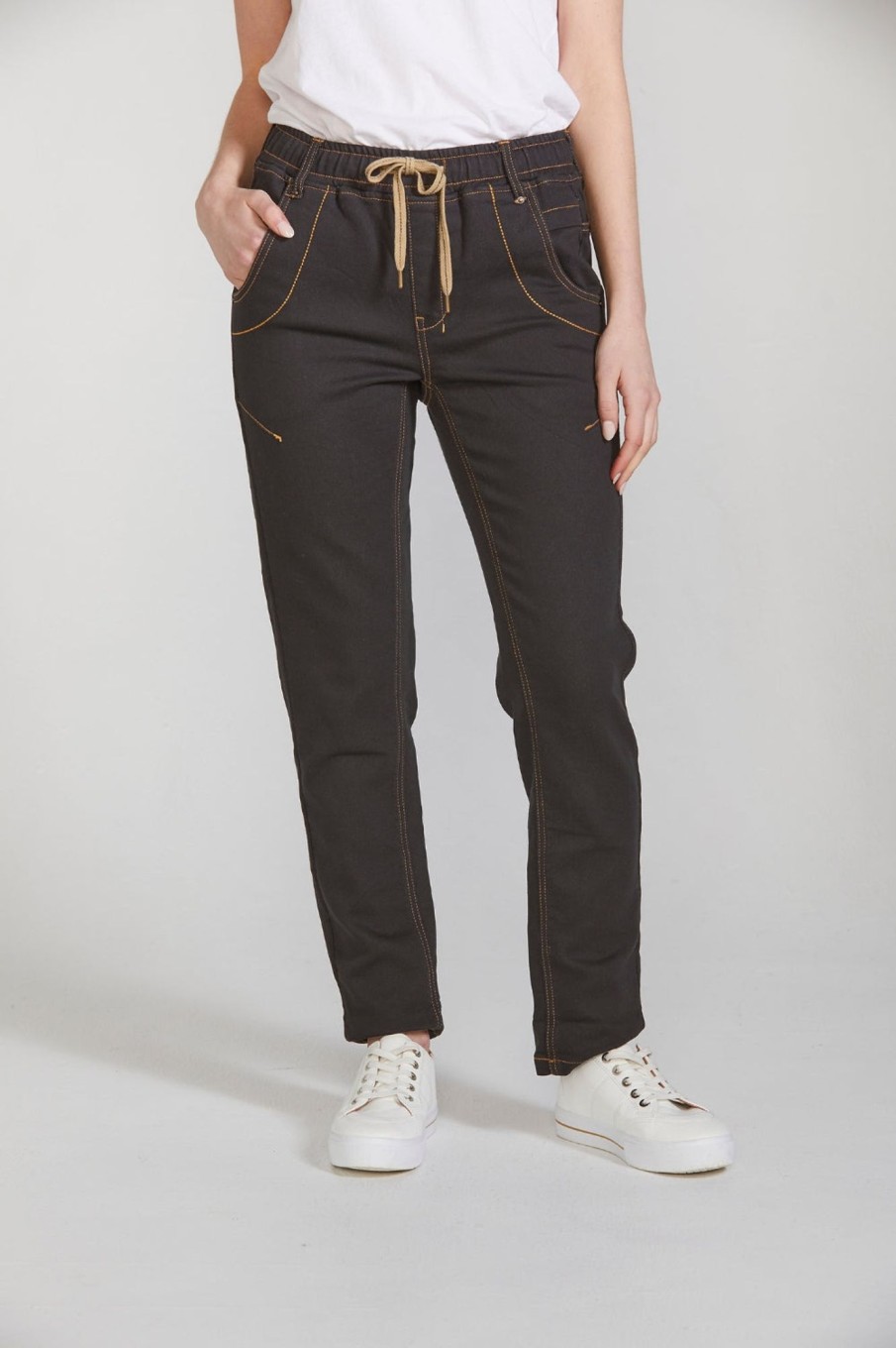 Bottoms Lania | Canvas Pant | Black