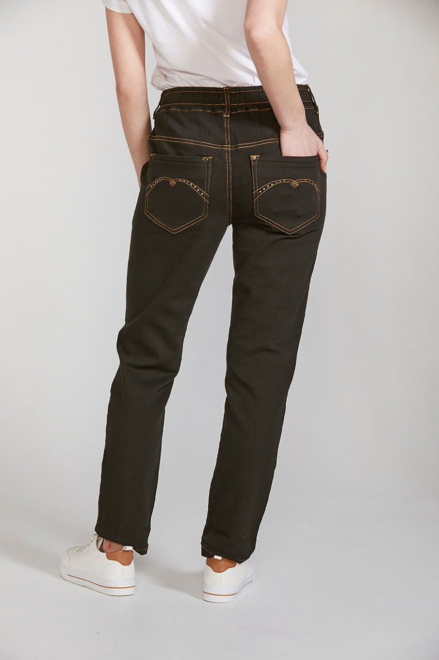 Bottoms Lania | Canvas Pant | Black