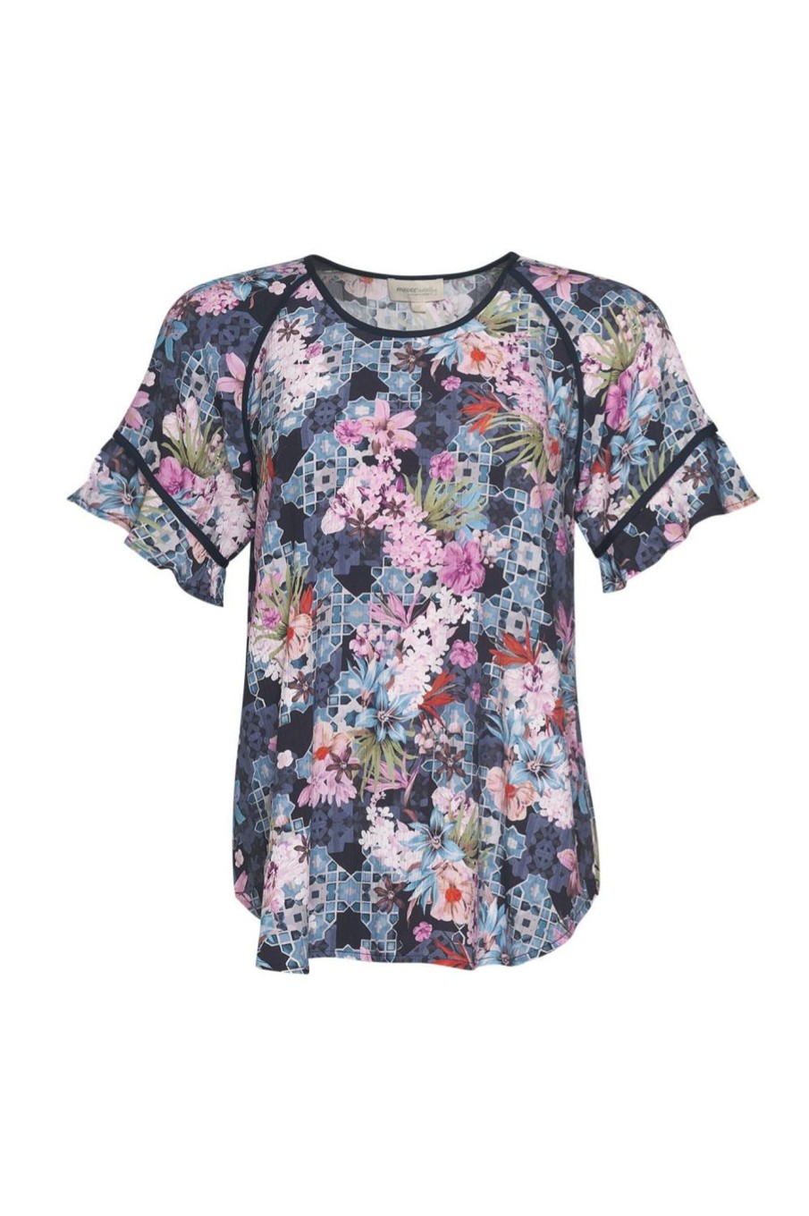 Tops Madly Sweetly | Starburst Tee | Navy Multi