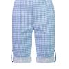 Bottoms Verge | Acrobat Gingham Rolled Short | Sky Blue