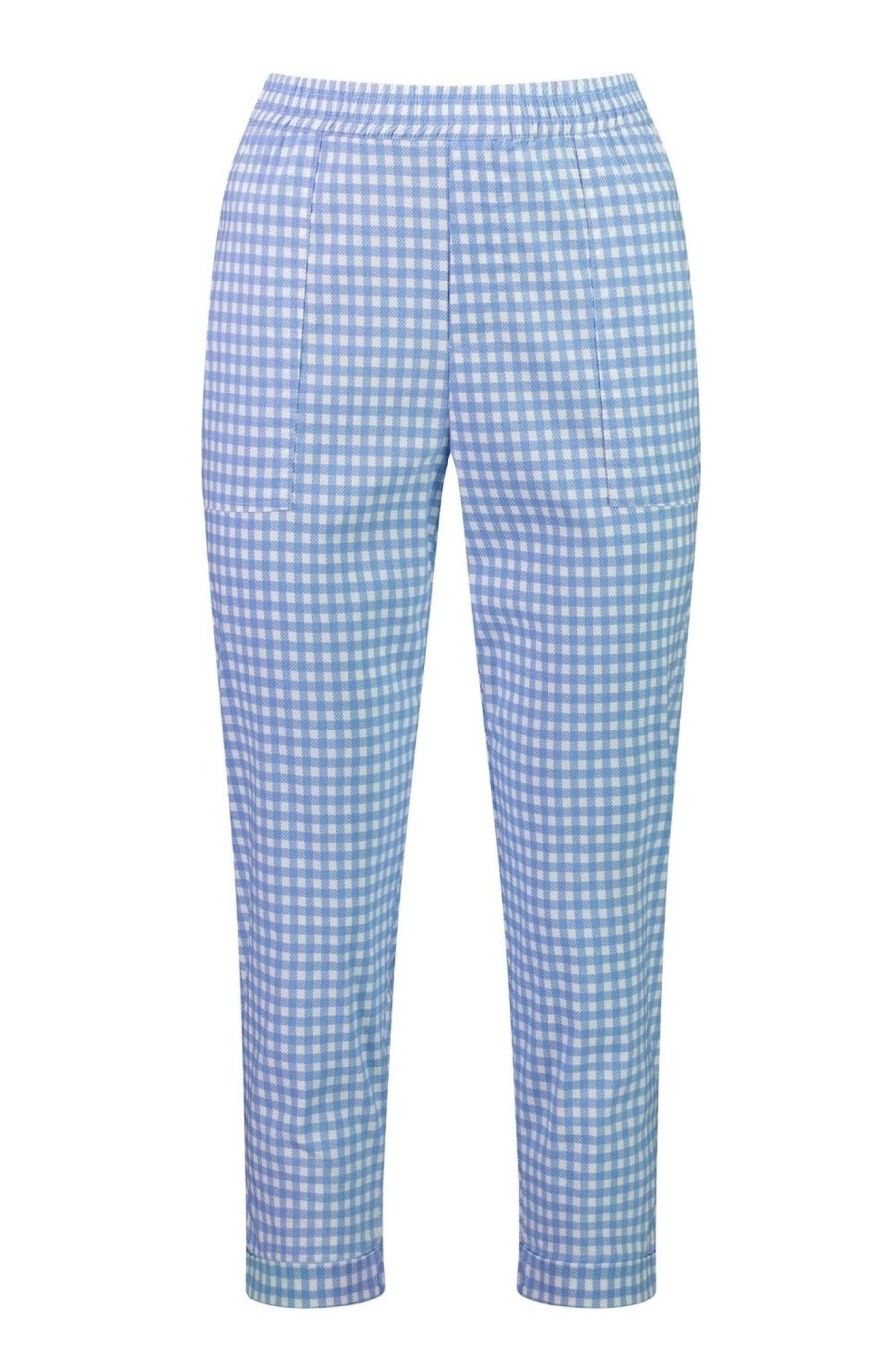 Bottoms Verge | Acrobat Gingham Essex Pant | Sky Blue