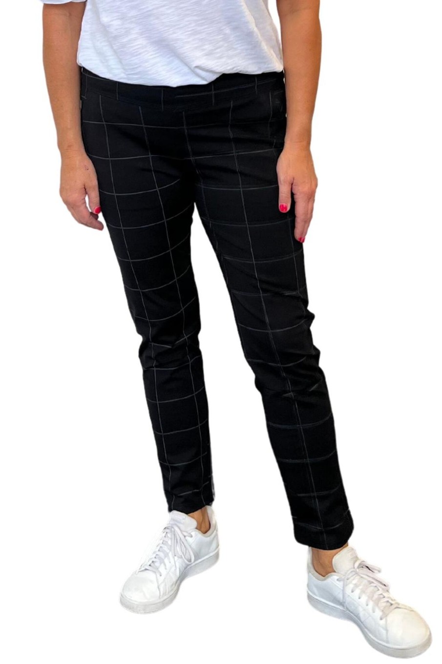 Bottoms Gabriella Frattini | Ponte Legging | Check Square