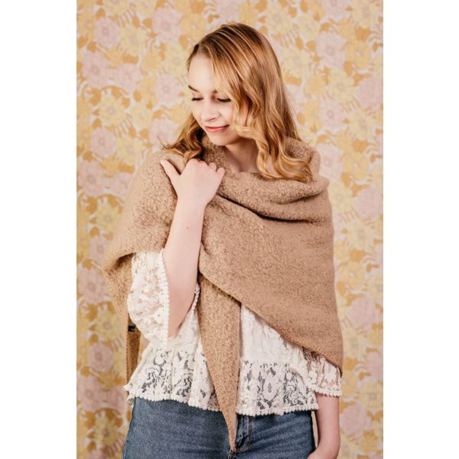 Accessories Silvermaple Boutique | Jane Scarf | Almond