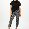 Bottoms Vassalli | Printed Lightweight Slim Leg 7/8 Pant | Cairns