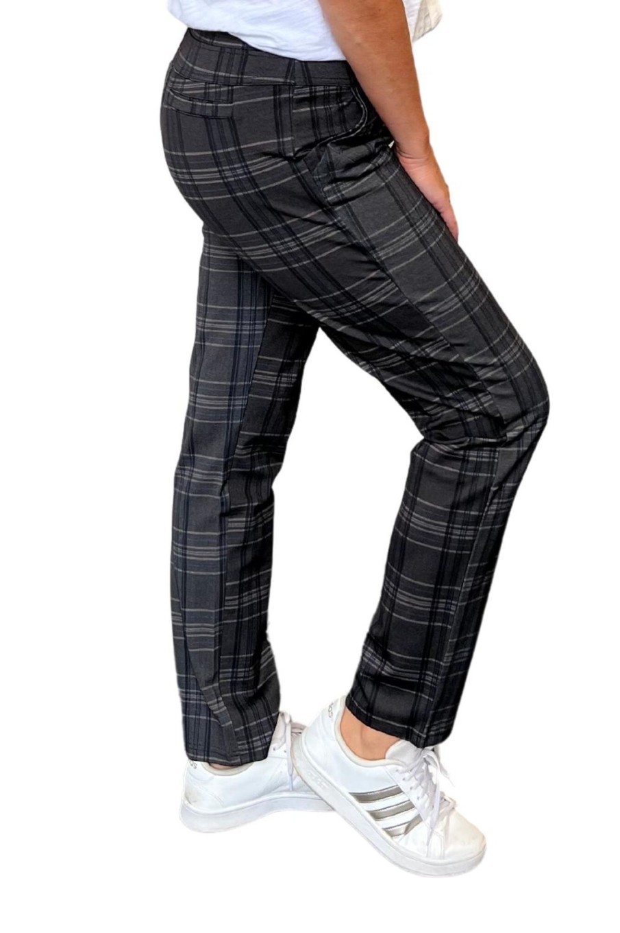 Bottoms Gabriella Frattini | Ponte Legging | Plaid