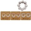 Accessories Fabienne | Metal Ball U0026 Pearl Post | Cream