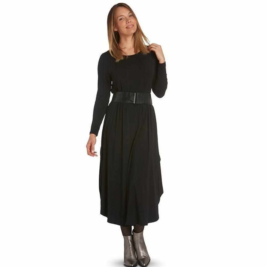 Tops Tani | Long Sleeve Tri Dress | Midnight | 79434