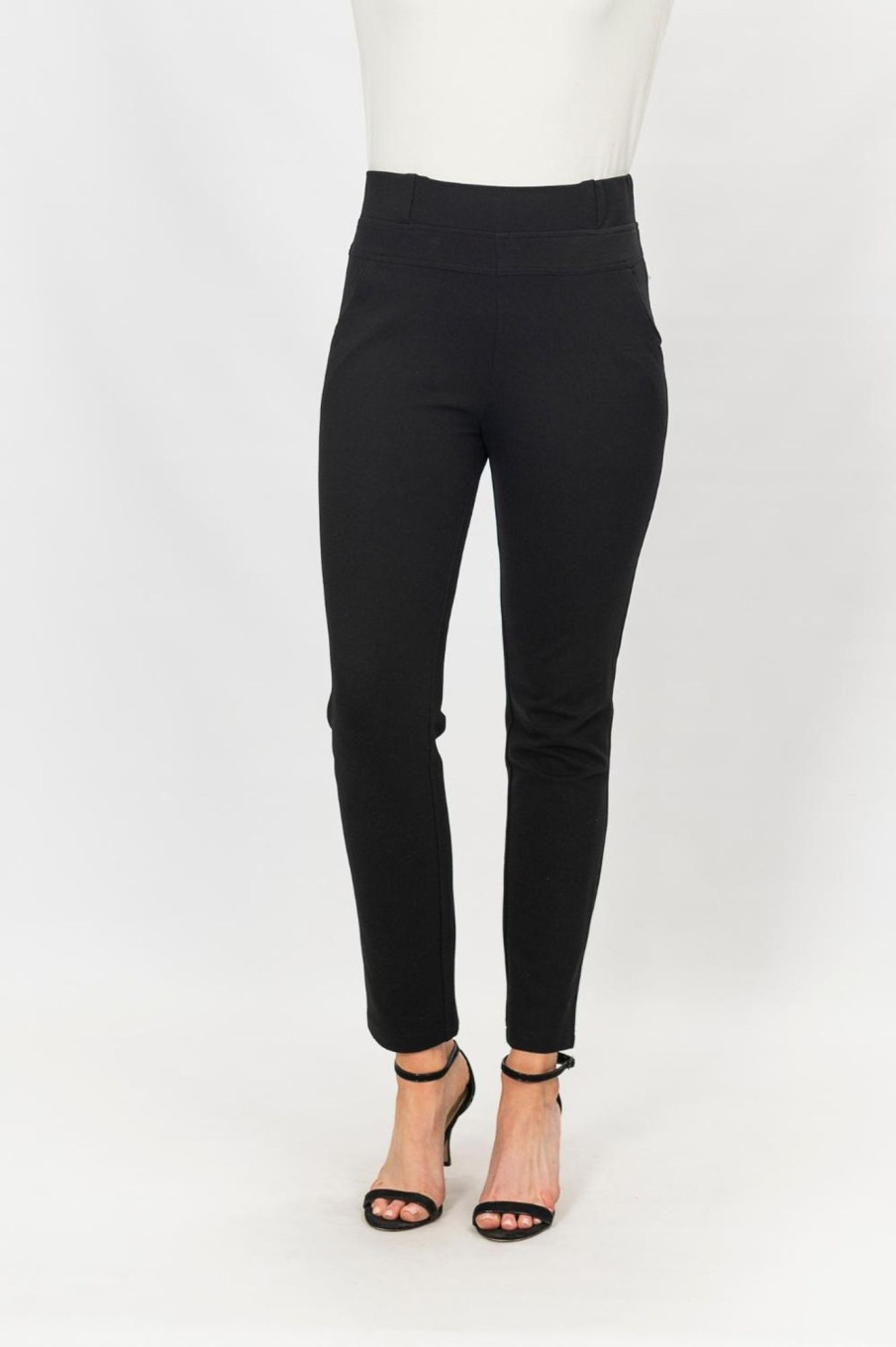 Bottoms Maglia | Ponte Pull On Pant | Black