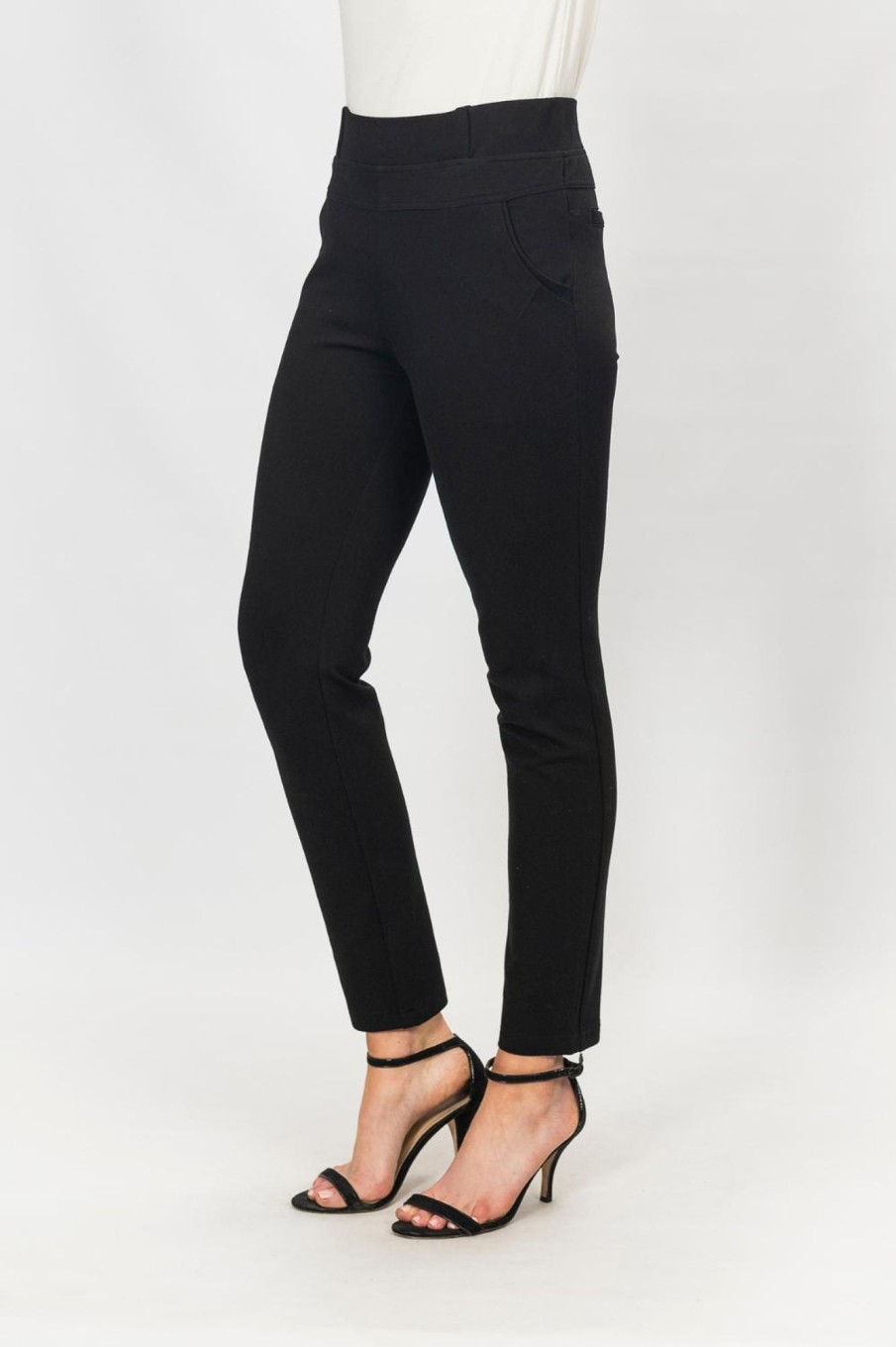 Bottoms Maglia | Ponte Pull On Pant | Black