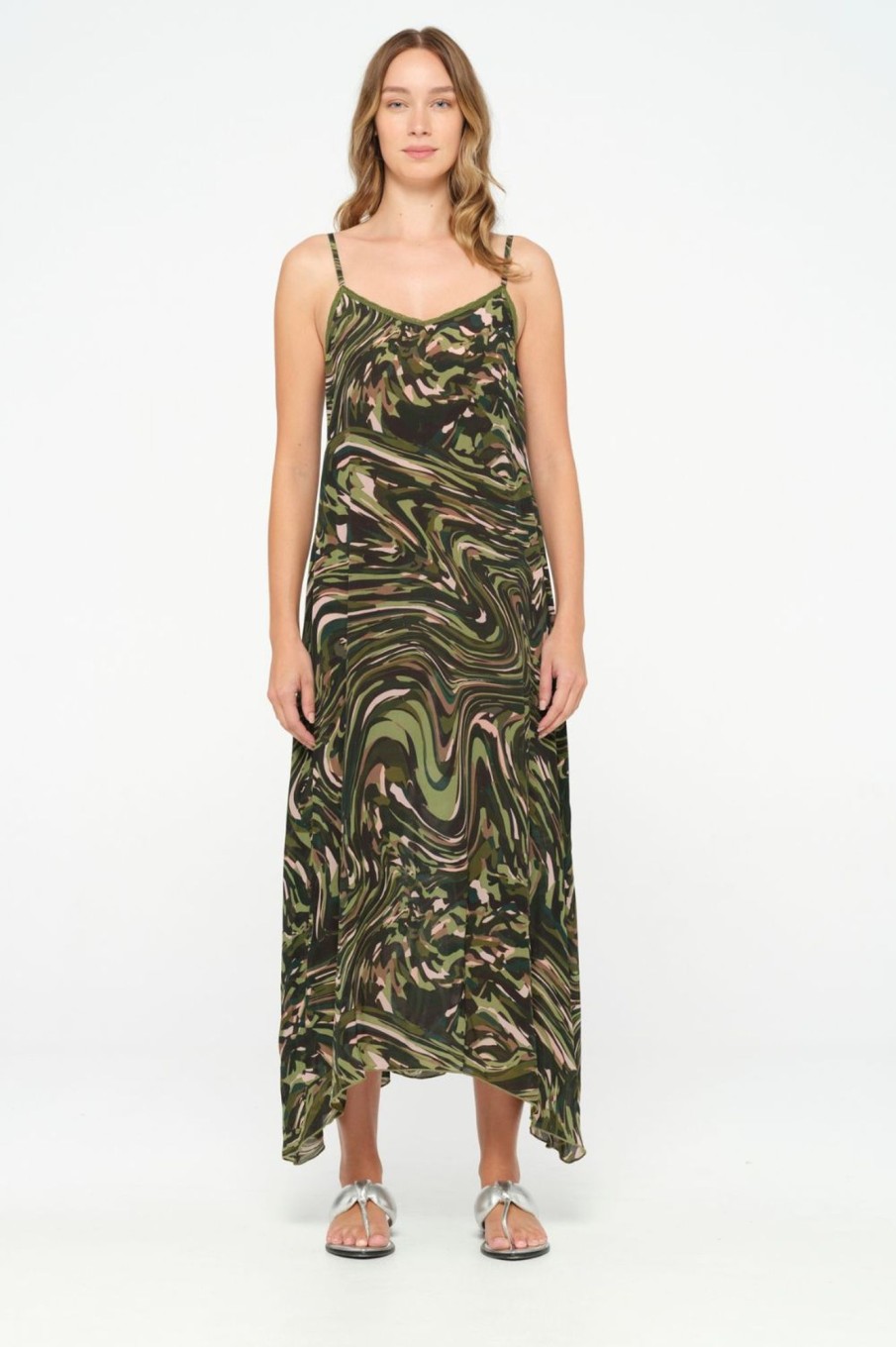 Dresses Oneseason | Antionette Slip Dress | Playa Grande | Camo