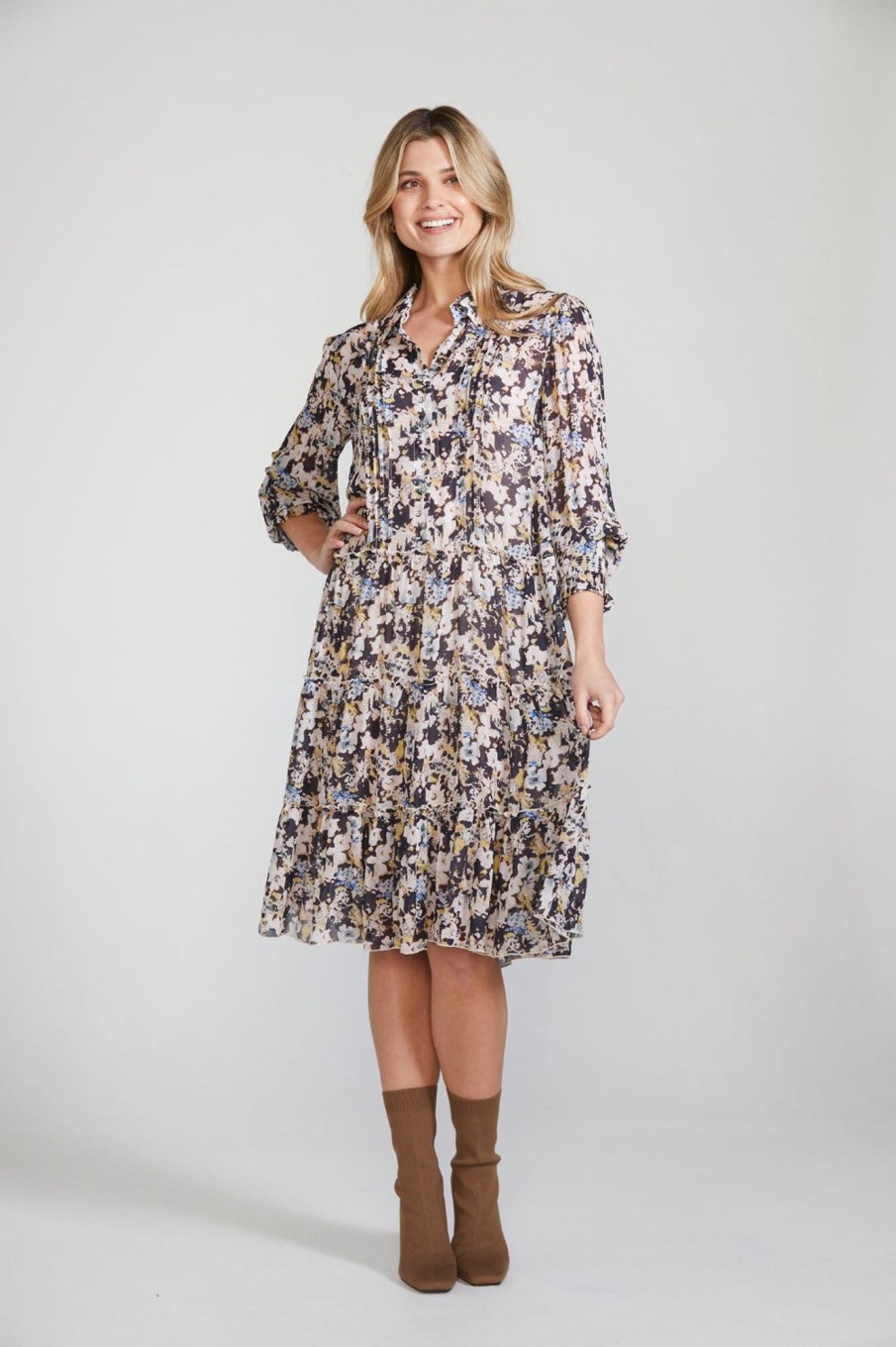 Dresses Lania | Park Floral Dress With Slip | Blush