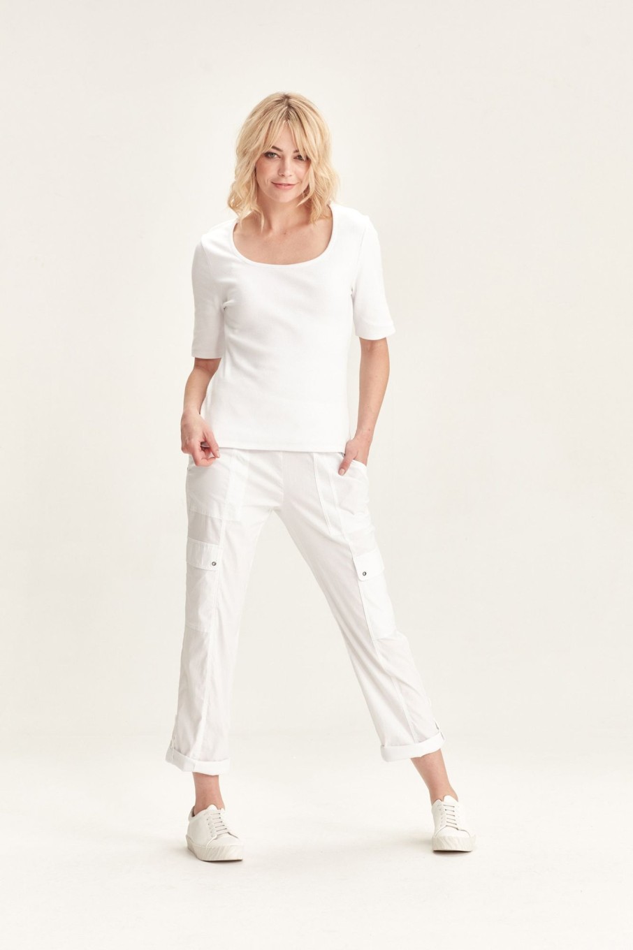 Bottoms Verge | Acrobat Cargo Pant | White